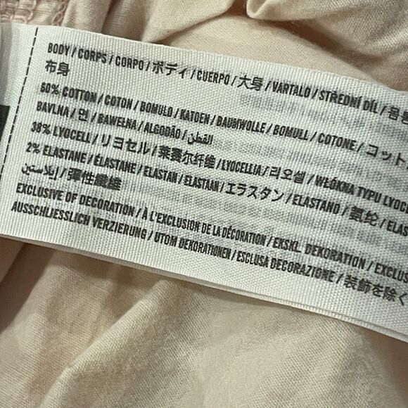 ~ Abercrombie & Fitch L Men's Light Pink Drawstring Shorts Pull-On 5 Pockets 4" - Picture 12 of 12